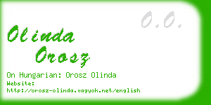 olinda orosz business card
